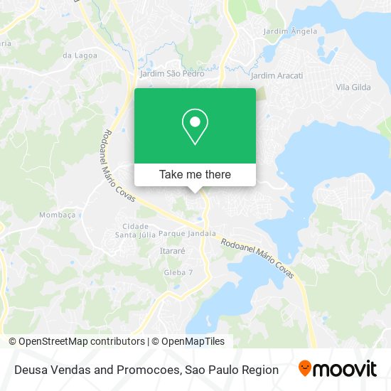 Deusa Vendas and Promocoes map