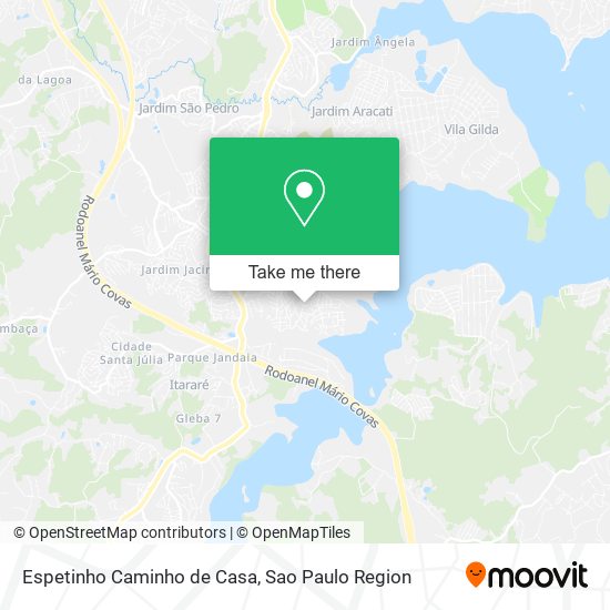 Mapa Espetinho Caminho de Casa