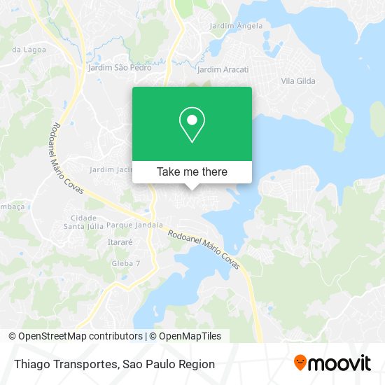 Mapa Thiago Transportes