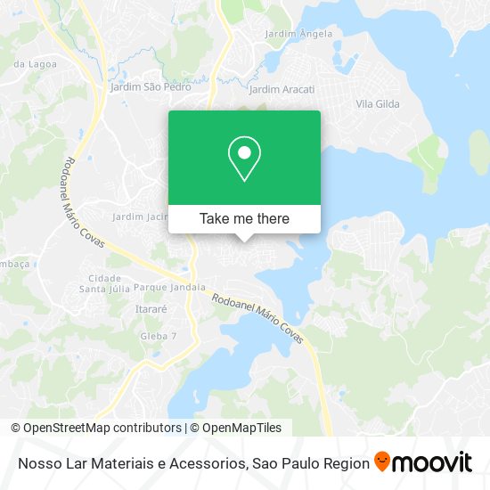 Mapa Nosso Lar Materiais e Acessorios