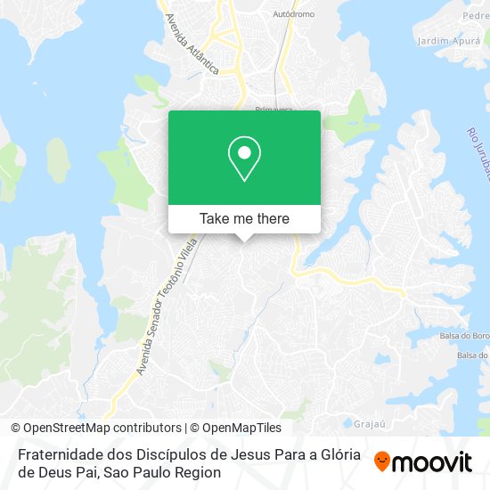 Fraternidade dos Discípulos de Jesus Para a Glória de Deus Pai map