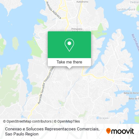 Conexao e Solucoes Representacoes Comerciais map