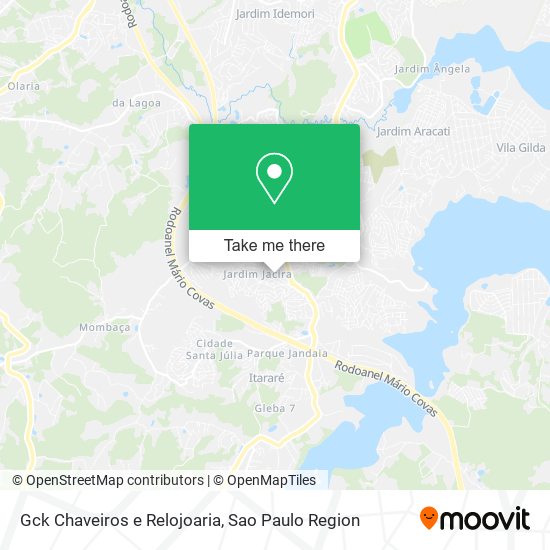 Gck Chaveiros e Relojoaria map