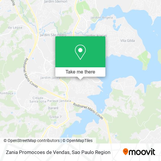 Mapa Zania Promocoes de Vendas