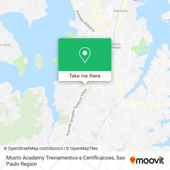 Musto Academy Treinamentos e Certificacoes map