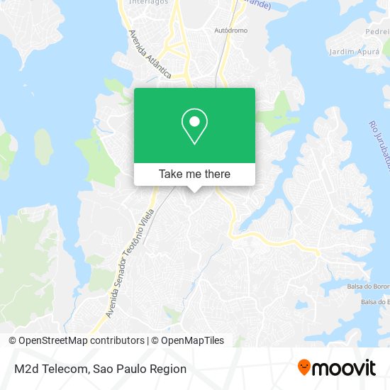 M2d Telecom map