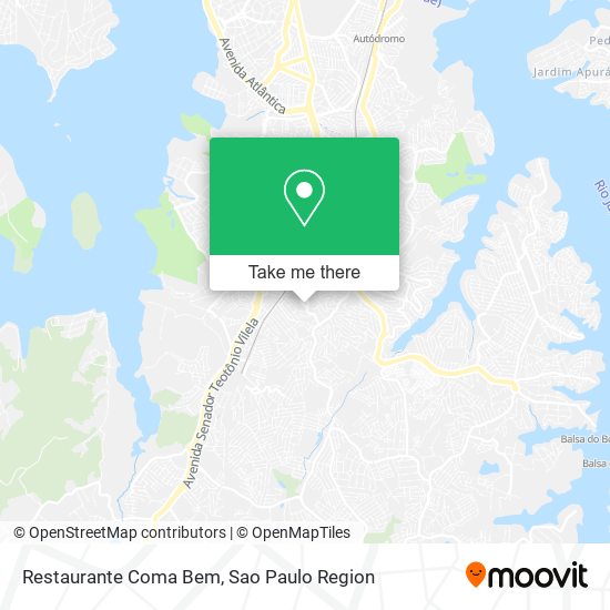 Restaurante Coma Bem map