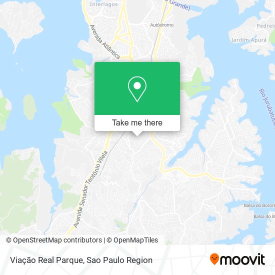 Viação Real Parque map