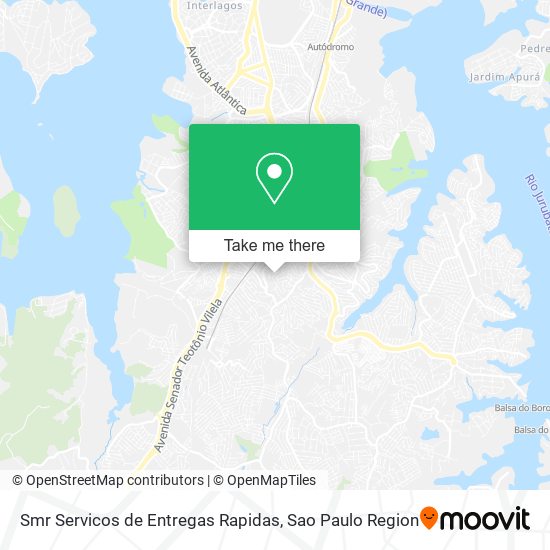 Mapa Smr Servicos de Entregas Rapidas