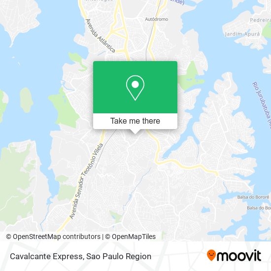 Cavalcante Express map