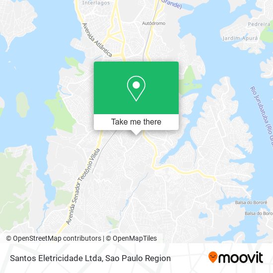 Santos Eletricidade Ltda map