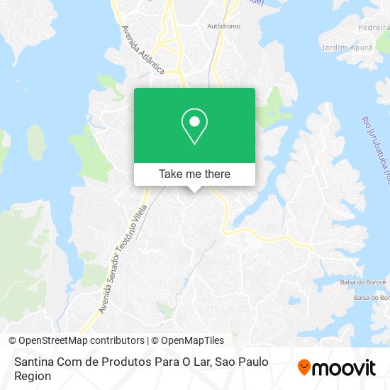 Mapa Santina Com de Produtos Para O Lar