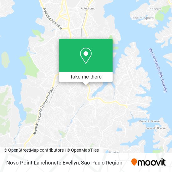 Novo Point Lanchonete Evellyn map