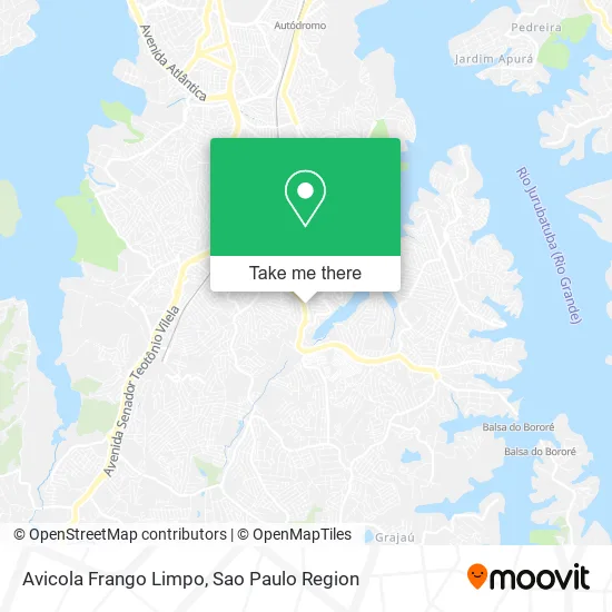 Avicola Frango Limpo map