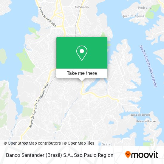 Banco Santander (Brasil) S.A. map