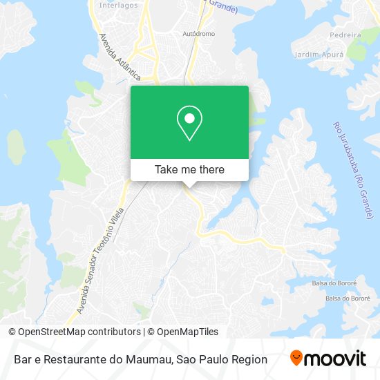 Mapa Bar e Restaurante do Maumau