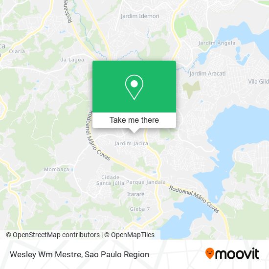 Mapa Wesley Wm Mestre