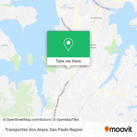 Transportes dos Anjos map