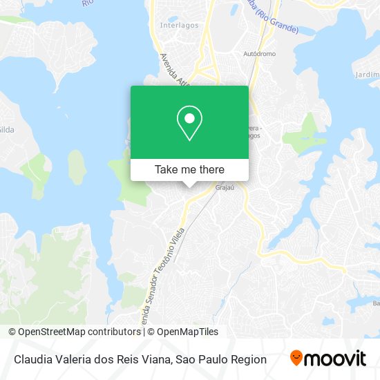 Claudia Valeria dos Reis Viana map