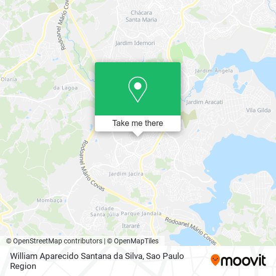 William Aparecido Santana da Silva map