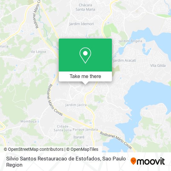 Silvio Santos Restauracao de Estofados map