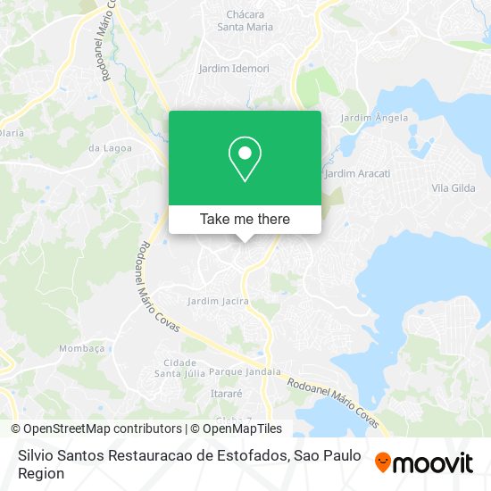 Mapa Silvio Santos Restauracao de Estofados