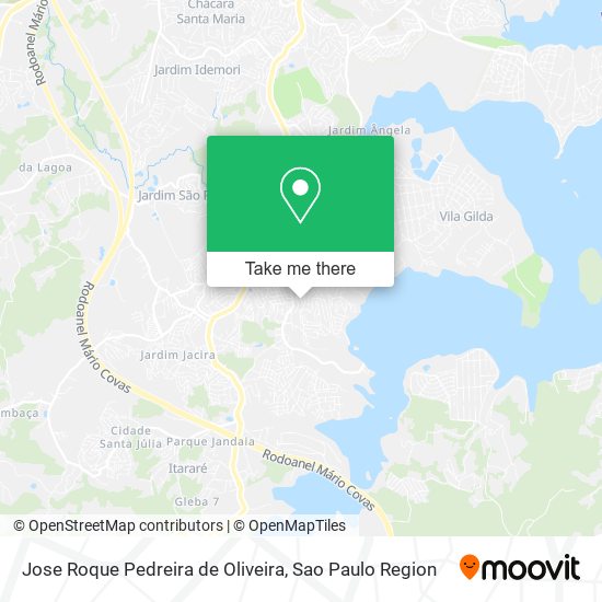 Mapa Jose Roque Pedreira de Oliveira