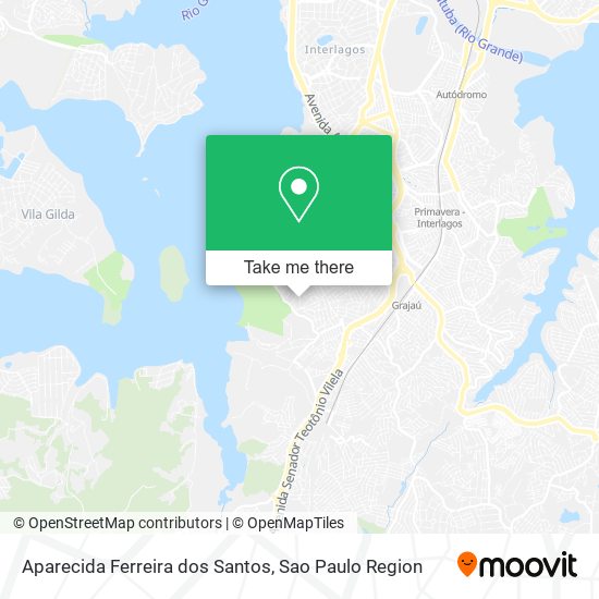 Aparecida Ferreira dos Santos map
