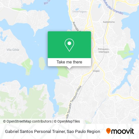 Gabriel Santos Personal Trainer map