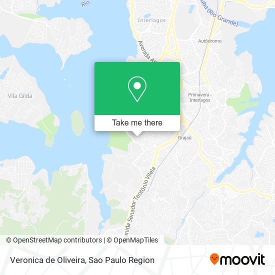 Veronica de Oliveira map