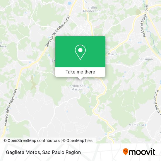 Gaglieta Motos map