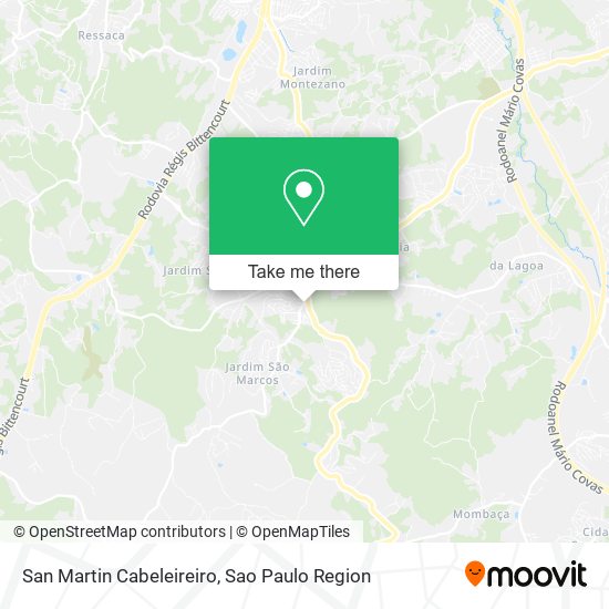 Mapa San Martin Cabeleireiro