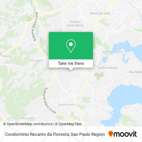 Mapa Condominio Recanto da Floresta