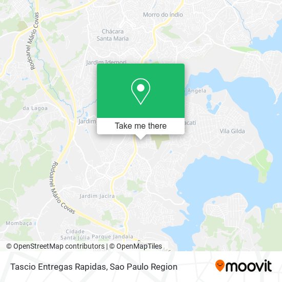 Tascio Entregas Rapidas map