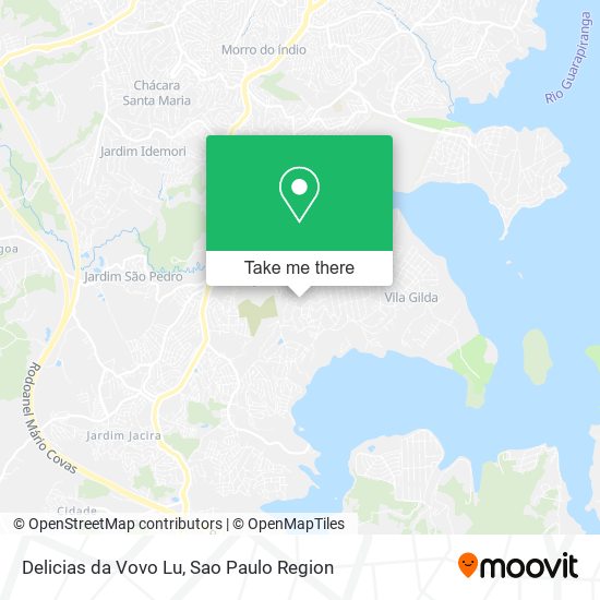 Mapa Delicias da Vovo Lu