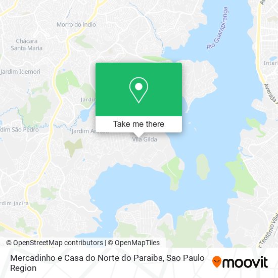 Mercadinho e Casa do Norte do Paraiba map