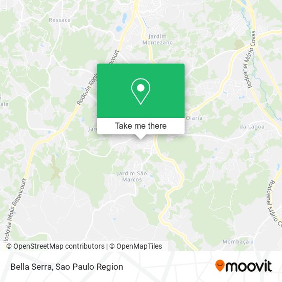 Bella Serra map