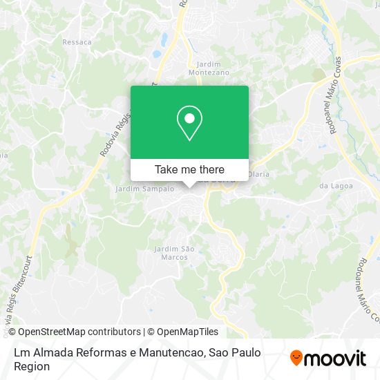 Lm Almada Reformas e Manutencao map