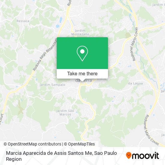 Marcia Aparecida de Assis Santos Me map