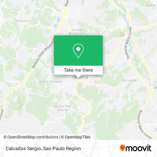 Calcados Sergio map