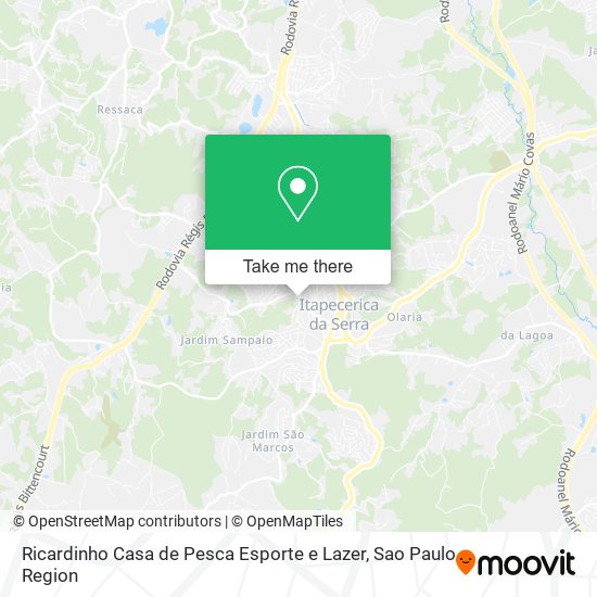 Ricardinho Casa de Pesca Esporte e Lazer map