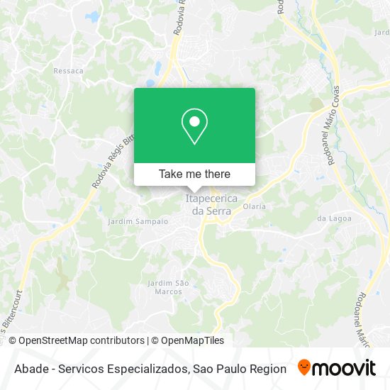 Mapa Abade - Servicos Especializados