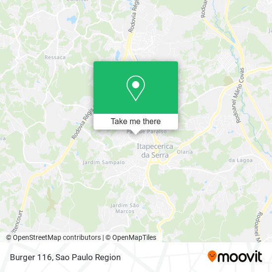 Mapa Burger 116