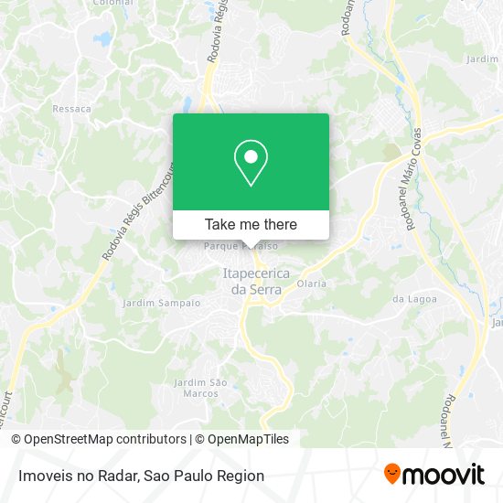 Imoveis no Radar map