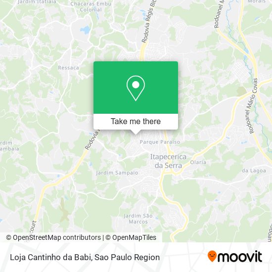 Loja Cantinho da Babi map