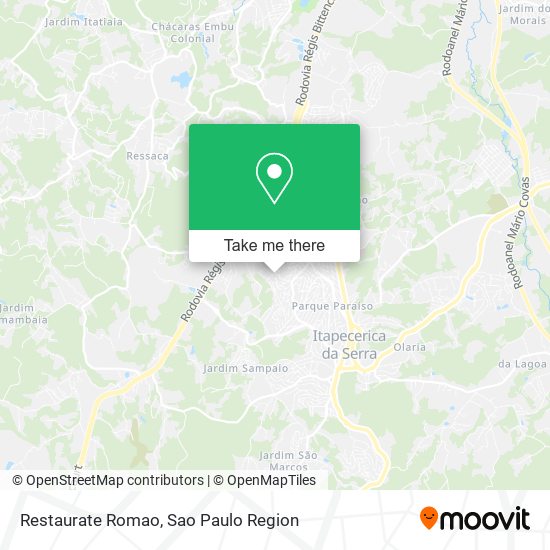 Restaurate Romao map