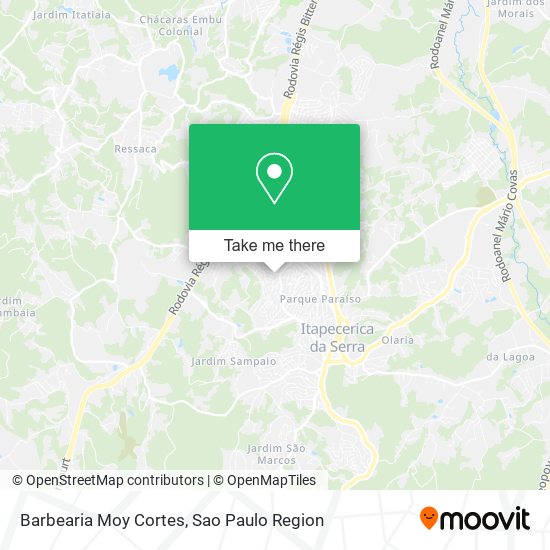 Barbearia Moy Cortes map