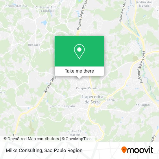 Milks Consulting map