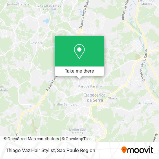 Thiago Vaz Hair Stylist map