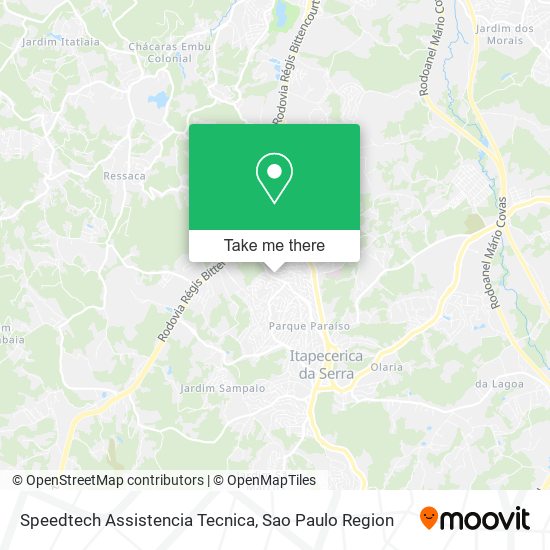 Mapa Speedtech Assistencia Tecnica